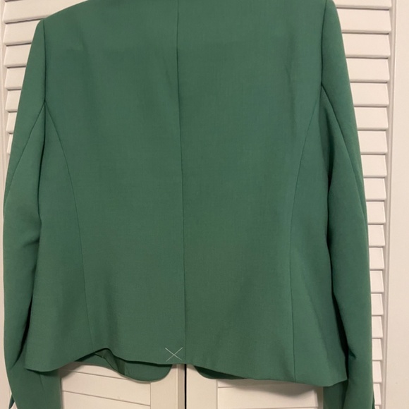 NWT Ann Taylor Green Jacket Blazer Fully Lined Size 10 - Picture 5 of 5